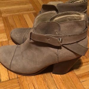 Grey Rag and Bone Booties Size 38 Grey